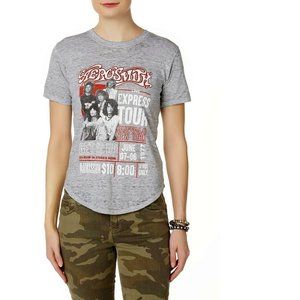 Aerosmith Express Tour 1977 Logo metal rock Official T-Shirt S NWT